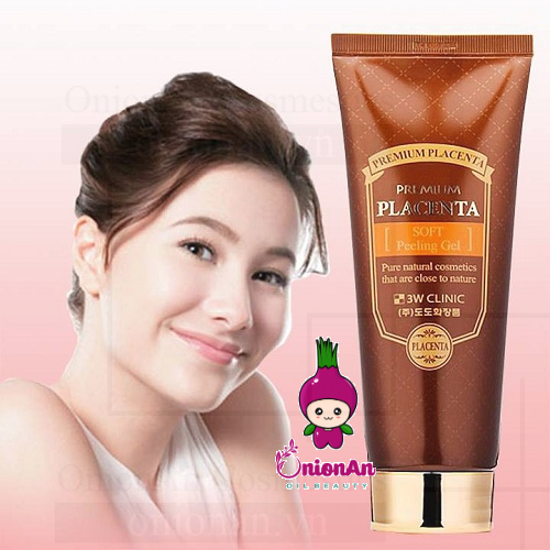 Gel Tẩy Tế Bào Chết Nhau Thai Cừu 3W Clinic Premium Placenta Soft Peeling Gel